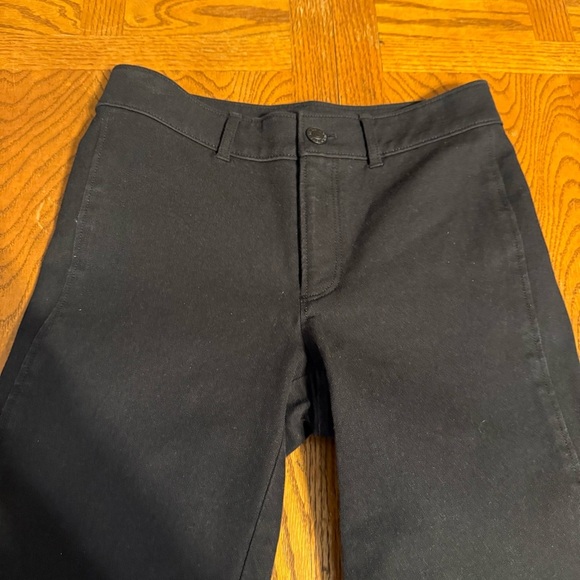 AYR Cropped Skinny Jeans in Black Sz 24 Mid Rise Stretch No Front Pockets Sleek - Picture 6 of 16
